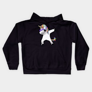 Dabbing Unicorn Casual Kids Hoodie